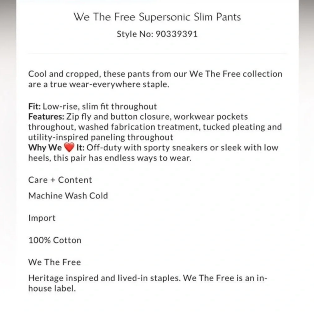 FREE PEOPLE x WE THE FREE SuperSonic Slim Cropped Brown Jeans Size 2